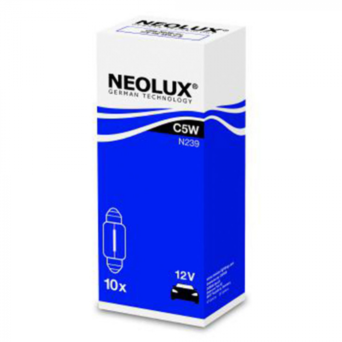Set 10 buc Bec Indicator 12V C5W Sv8.5-8 Neolux