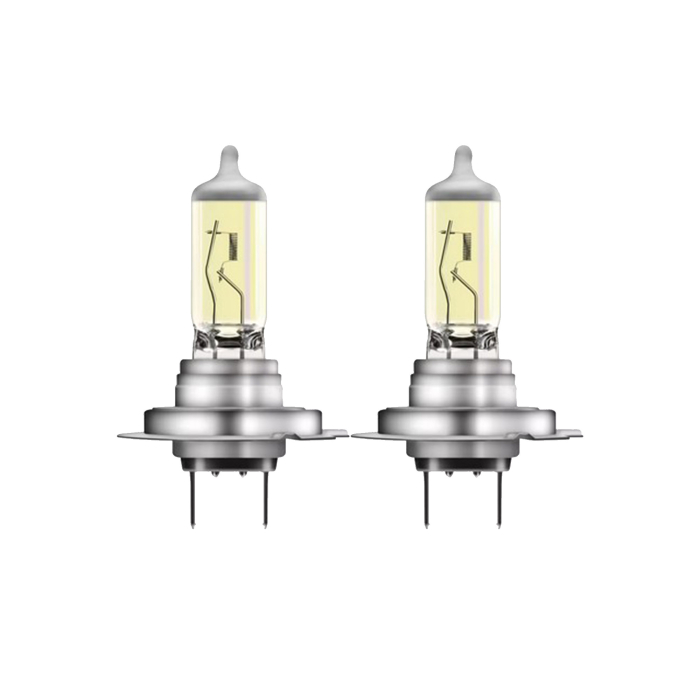 Set 2 bucăți Bec Halogen H7 Osram All Season - +30% Lumină, Tentă Galbenă (Anti-Ceață) - 12V 55W [2]