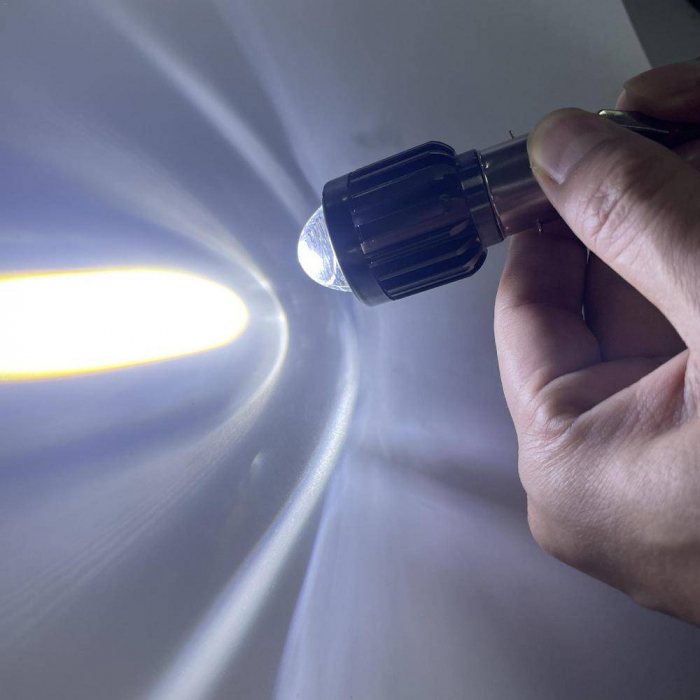 Bec LED H4 pentru far Moto ATV Scuter 3570 LED CHIPS 140W 1 SMD technology [7]