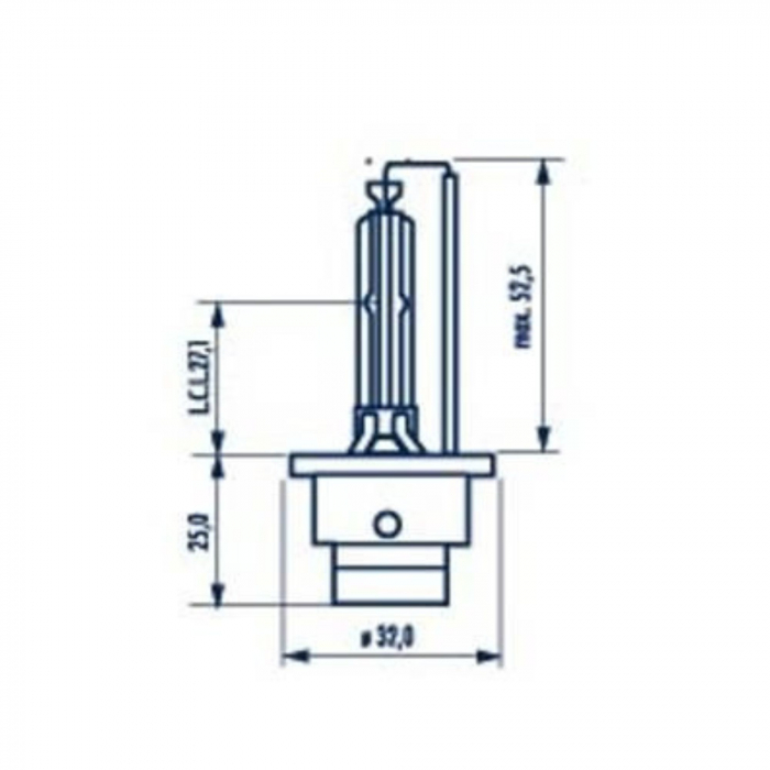 Bec Xenon 85V D2S 4000 K Narva [3]