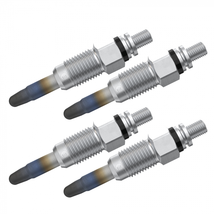 Set 4 bujii incandescente Bosch pentru Audi 80, 100, A4, Seat Cordoba, Toledo, Ibiza, Skoda Felicia, Volvo 740, 940, VW Caddy, Golf, Jetta, LT, Lupo, Passat, Polo, Santana, Transporter, Vento