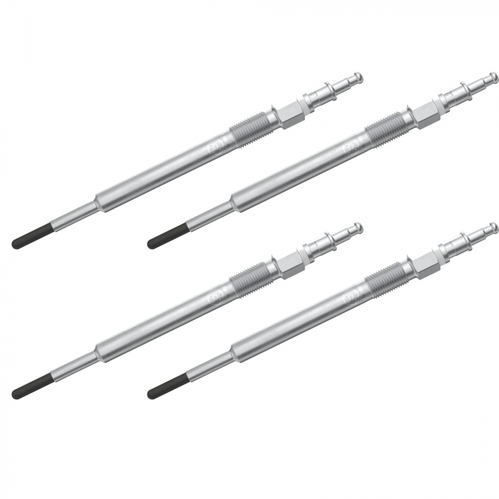 Set 4 bujii incandescente Bosch pentru Audi A3, A4 B7, A6 C6, Seat Altea, Skoda Octavia II, VW Golf V, Passat B6, Touran 2.0 TDI
