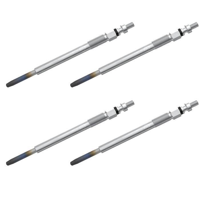 Set 4 bujii incandescente Bosch pentru Citroen Berlingo, C2, C3 I, C4 I, C5 II, Citroen Xsara, Ford Fiesta V, Focus II, Focus C-Max, Fusion, Mazda 2, 3, Peugeot 206, 207, 307, 407, Partner