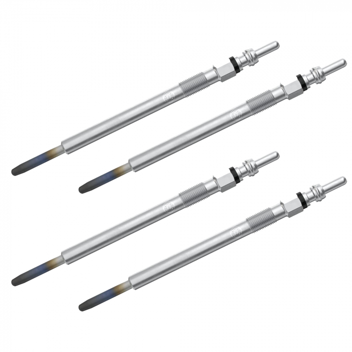 Set 4 bujii incandescente Bosch pentru Citroen C5 III, C6, Jaguar S-Type II, Land Rover Discovery III IV, Range Rover III, Peugeot 407, Volvi S60, S80, V70 II, Xc70, XC90
