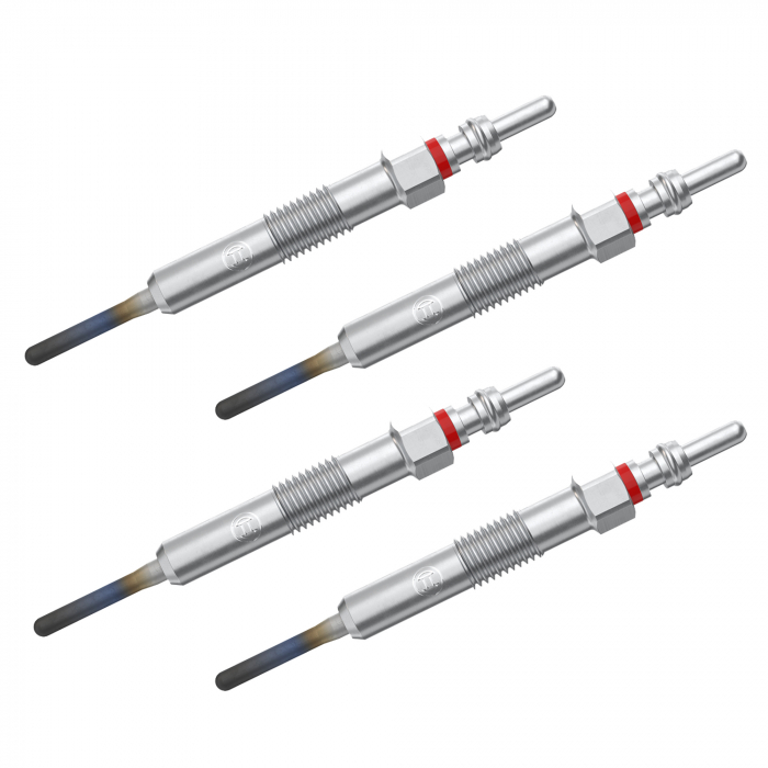 Set 4 bujii incandescente Bosch pentru Dacia Duster, Logan II, Mercedes-Benz A-Class, B-Class, Citan, CLA, Nissan Qashqai, Renault Clio, Kangoo, Megane, Scenic
