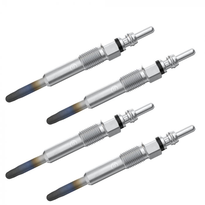 Set 4 bujii incandescente Bosch pentru Dacia Duster, Logan Sandero, Mitsubishi Carisma, Nissan Interstar, Micra, NV200, Primastar, Qashqai, Renault Clio, Kangoo, Laguna, Megane, Scenic, Trafic