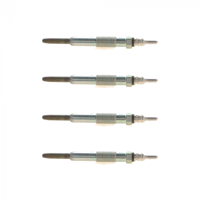 Set 4 bujii incandescente Bosch pentru Dacia Pick Up, Solenza, Renault Clio II, Kangoo, Megane I, Trafic