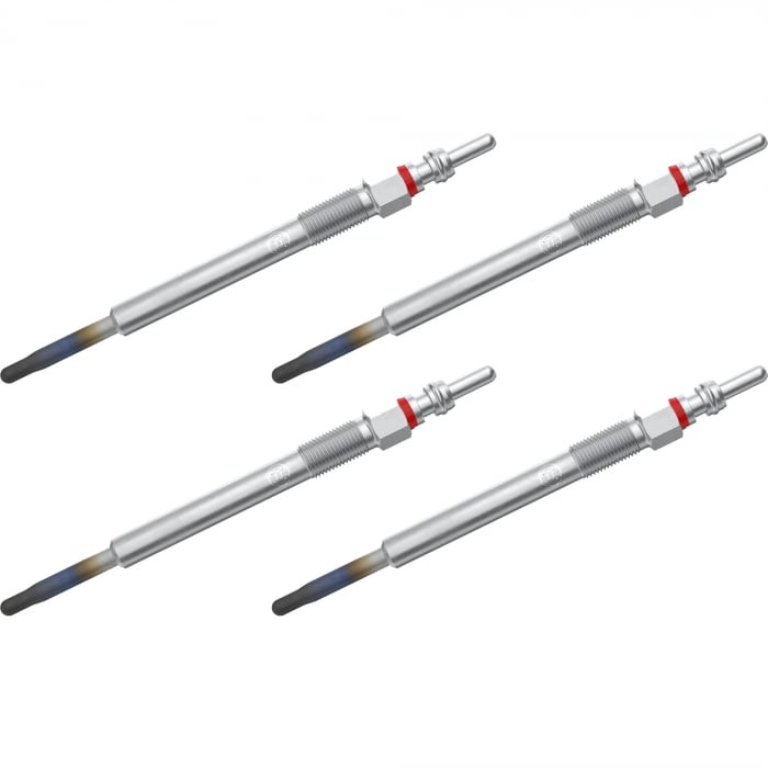 Set 4 bujii incandescente Bosch pentru Fiat 500, Doblo, Panda, Punto, Qubo, Tipo, Opel Combo, Corsa E 1.3