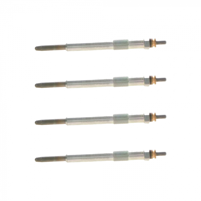 Set 4 bujii incandescente Bosch pentru Fiat Scudo, Ulysse, Ford Focus II, Lancia Phedra 2.0