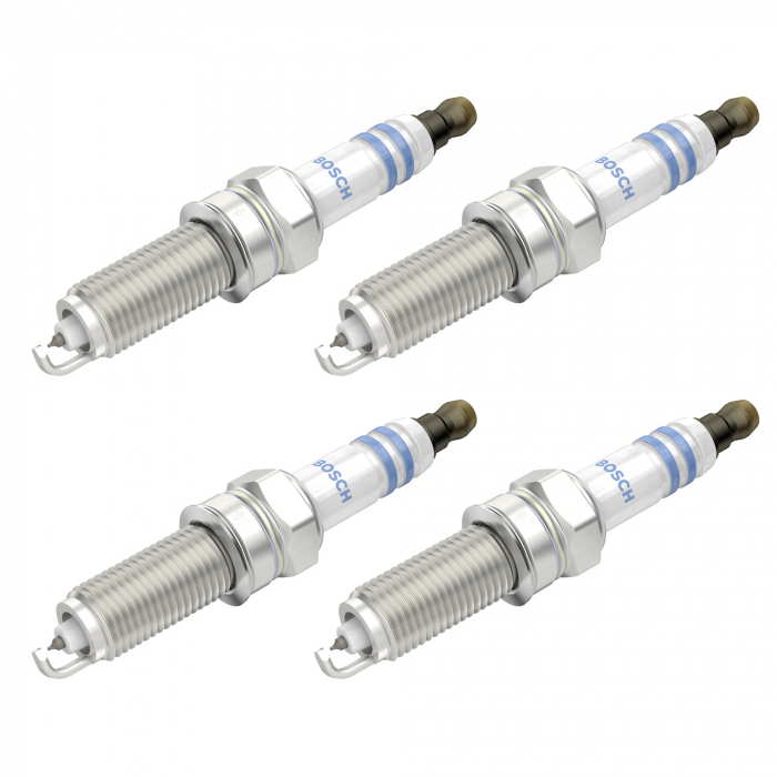 Set 4 bujii scanteie Bosch pentru Hyundai Elantra, Genesis, i40, ix35, Sonata, Tucson, Kia Carens, Optima, Seltos, Sportage, Ssangyong Korando, Tivoli, XLV