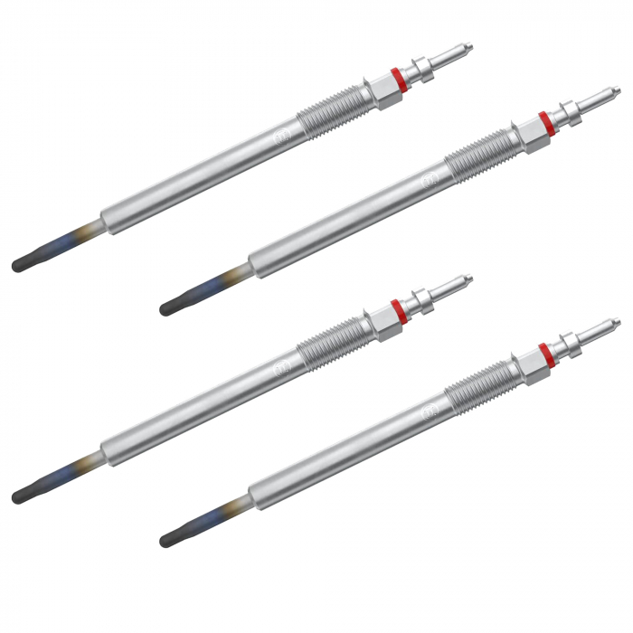 Set 4 bujii incandescente Bosch pentru Hyundai ix35, Santa Fe II III, Grand Santa Fe, Kia Sorento II, Sportage III