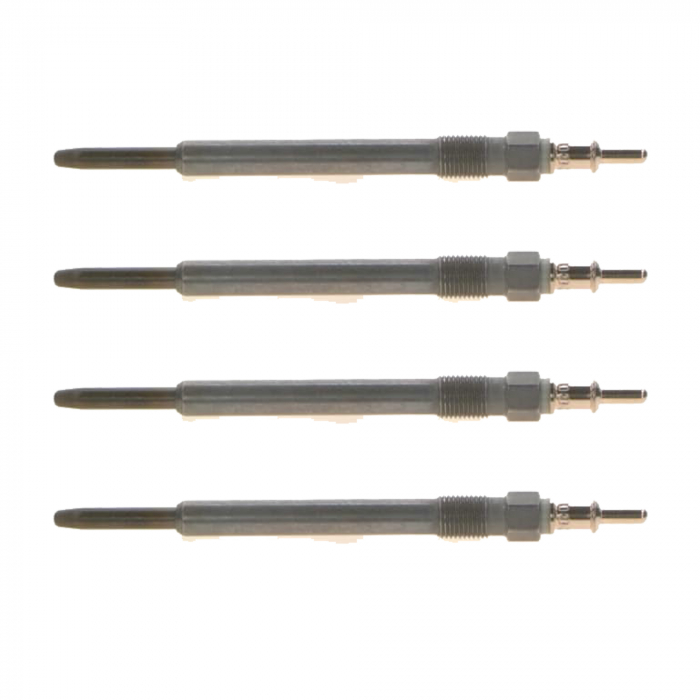 Set 4 bujii incandescente Bosch pentru Mercedes-Benz C-Class, CLK, E-Class, G-Class, S-Class, Sprinter, Viano, Vito