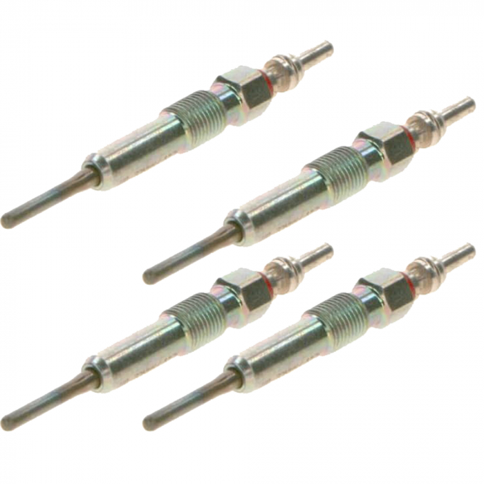 Set 4 bujii incandescente Bosch pentru Renault Megane III, Scenic III, Suzuki Grand Vitara II 1.9