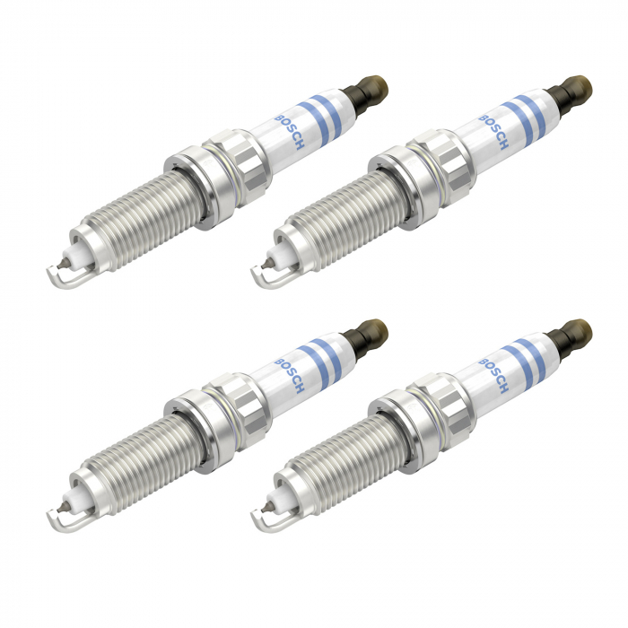 Set 4 bujii scanteie Bosch pentru BMW Seria 1, Seria 2, Seria 3, Seria 4, Seria 5, Seria 6, Seria 7, X4, X5, X6