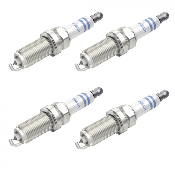 Pachet 4 bujii scanteie Bosch pentru Bmw Seria 1, Seria 3, Seria 5, Seria 6, Seria 7, X1, X3, X5, Z4