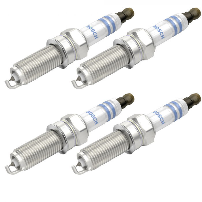 Set 4 buji scanteie Bosch pentru Fiat 500, Hyundai i10, i20, i30, Kia Ceed, Picanto, Rio, Stonic