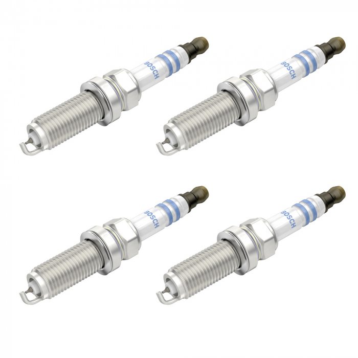 Set 4 bujii scanteie Bosch pentru Nissan Micra, Note, Qashqai, X-Trail, Renault Captur, Clio, Fluence, Laguna,