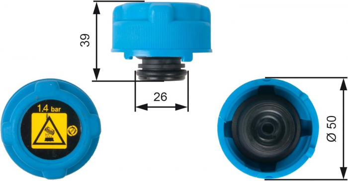 Buson vas expansiune Gates pentru Citroen Jumper II, Fiat Panda, Ducato [2]