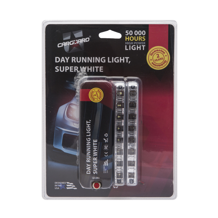Set Lumini de Zi Auto LED (DRL) Carguard DLA 001 - 12V, 8W, 900lm - Universal (ATV / Off-Road) [2]