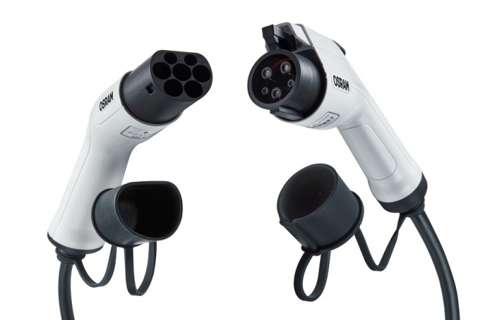 Cablu incarcare Osram Batterycharge 5PIN 1PHASE 32A 7.2KW Type 2 TO Type 1 [2]