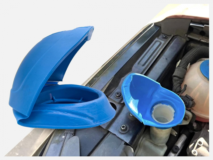 Capac vas spalator parbriz Skoda, material plastic, albastru [7]