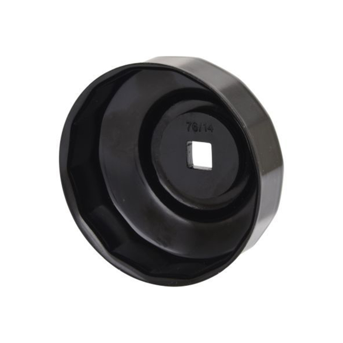 Cheie filtru ulei KS Tools 76 mm 14 laturi, patrat 3 8   DIN3120 ISO1174