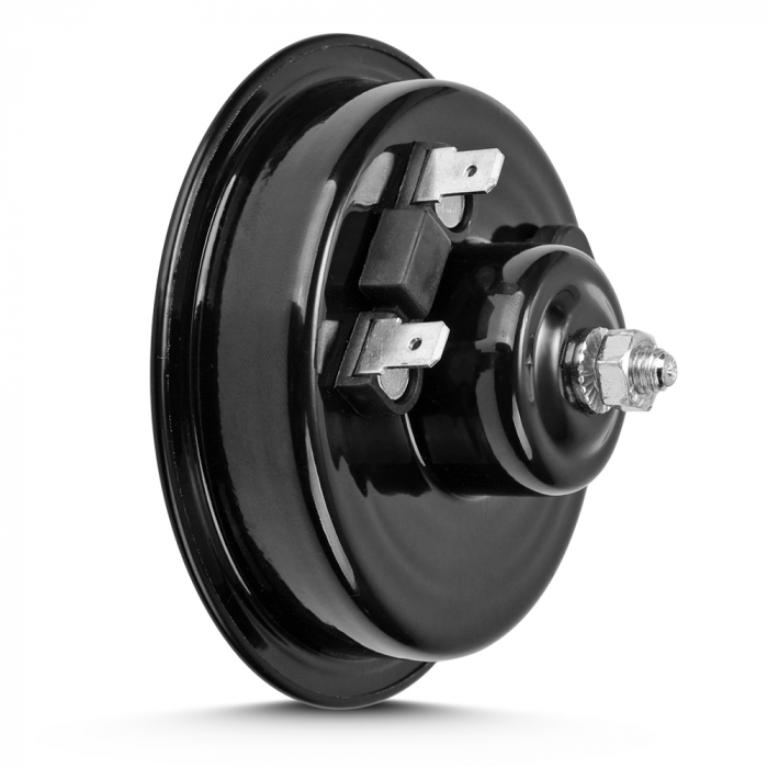 Claxon electromagnetic tip disc, ton jos, pentru camion 24V 3A [2]