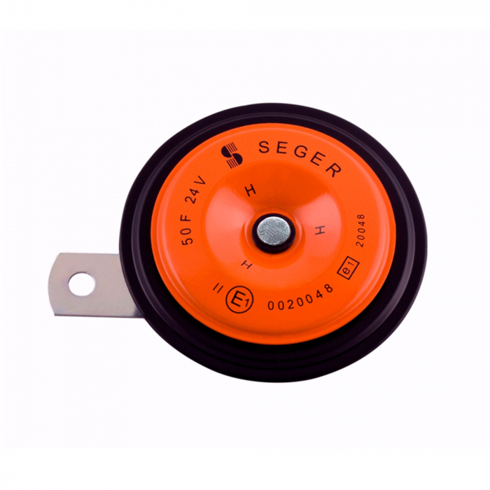 Claxon electromagnetic tip disc, ton inalt pentru camion 24V 3A