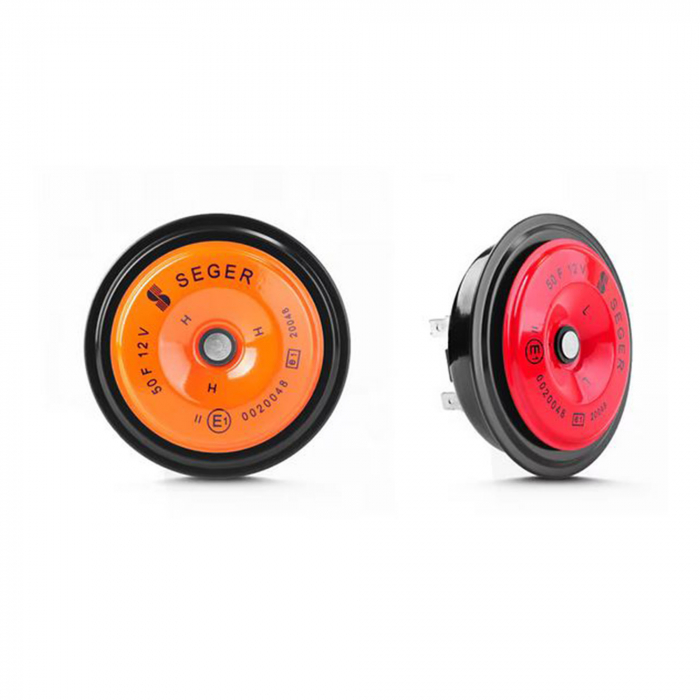 Set 2 claxoane electromagnetice, ton inalt si ton jos, 12V 5A+5A
