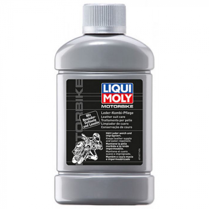 Emulsie tratament Liqui Moly pentru intretiere tapiterie piele Motorbike 250 ml