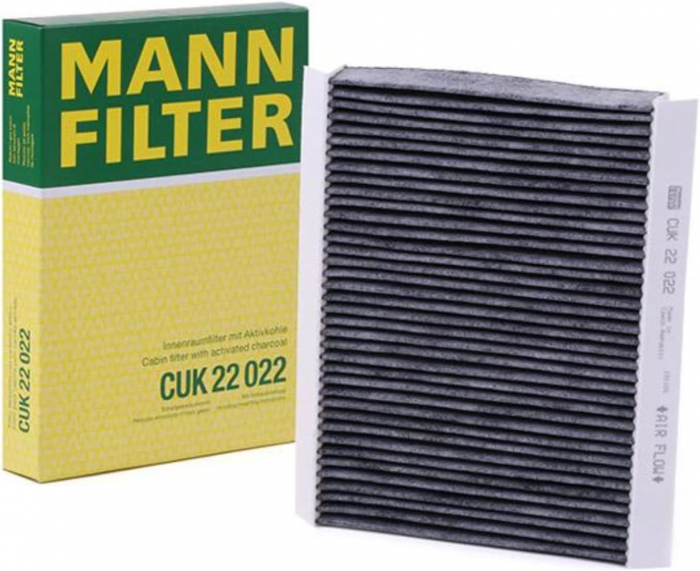 Filtru aer Carbon Activ Mann pentru Alfa Romeo Tonale, Fiat 500 X, Fiat 500 L, Jeep Renegade, Compass [2]