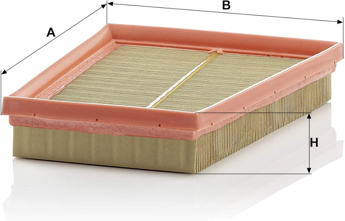 Filtru aer Mann pentru Ford Fiesta, Fusion [2]