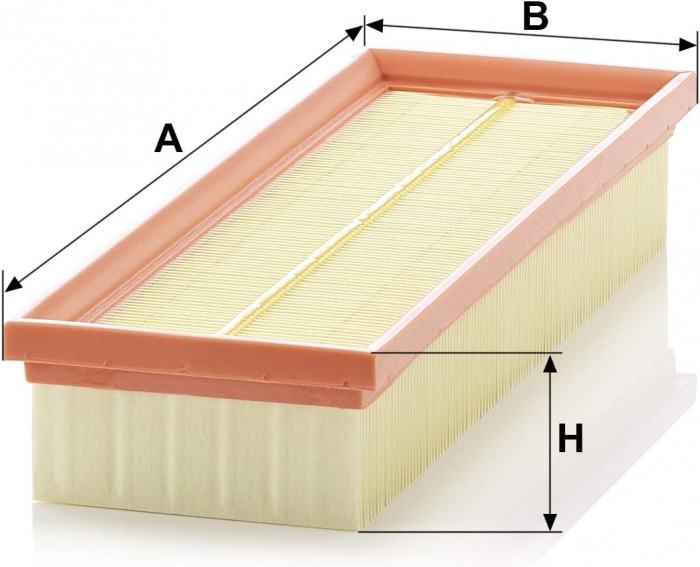 Filtru aer Mann pentru Citroen Berlingo, Xantia, Xsara, ZX, Peugeot 306, 405, 406, Renault Kangoo [2]
