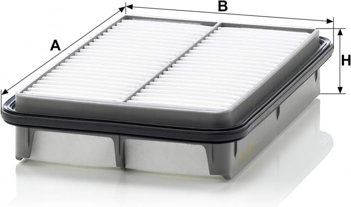 Filtru aer Mann pentru Hyundai Santa Fe I [2]