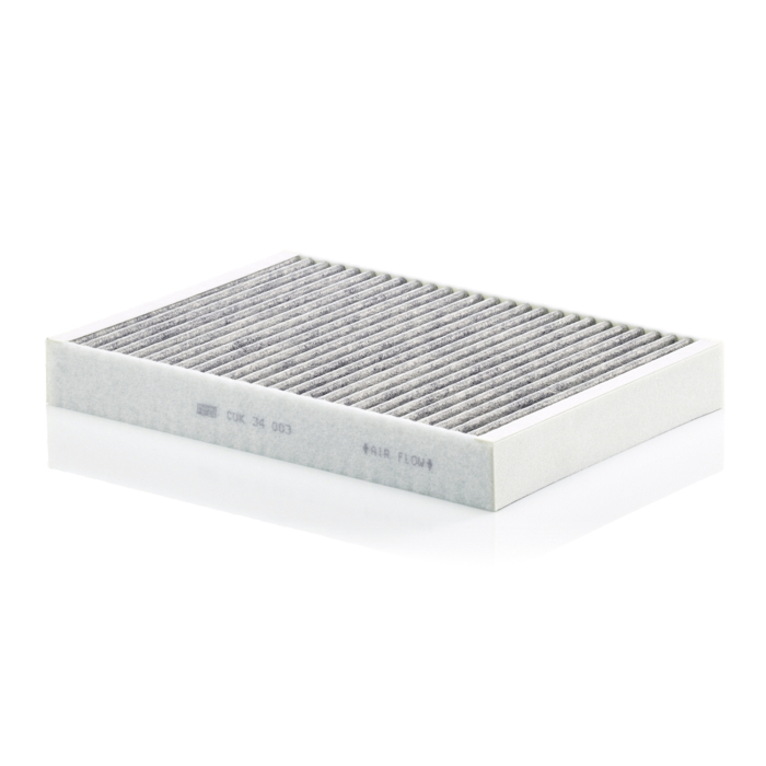Filtru habitaclu carbon activ MANN CUK 34 003 pentru Volvo si Polestar ,   protectie avansata aer interior