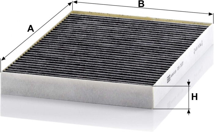 Filtru habitaclu Carbon Activ Mann pentru Chrysler 300C [2]