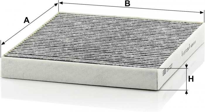 Filtru habitaclu Carbon Activ Mann pentru Jeep Compass, Dodge Journey, Chrysler Sebring [2]