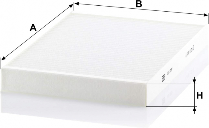 Filtru habitaclu Mann CU 3037 pentru Audi, Seat [2]