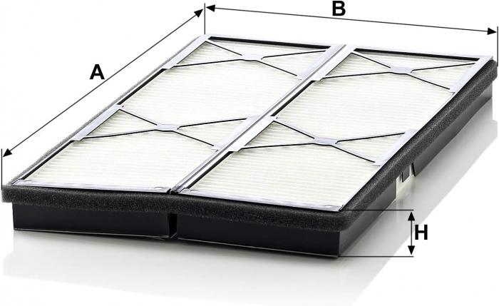 Filtru habitaclu Mann pentru Mercedes-Benz Vito, V-Class, Unimog [2]