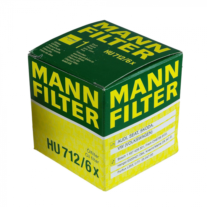 Filtru ulei Mann pentru Audi A3, Seat Ibiza III, Octavia II
