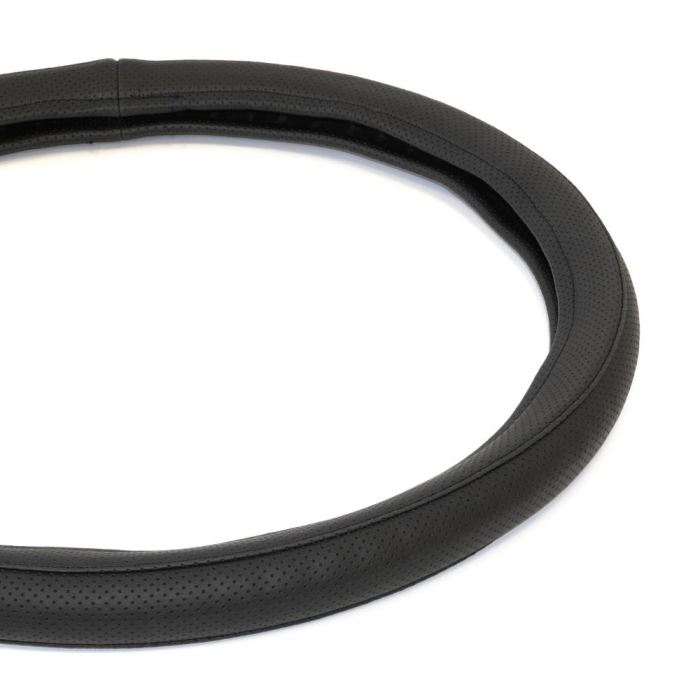 Husă Volan Umbrella Piele Ecologică Perforată - Negru, 40-42 cm [2]