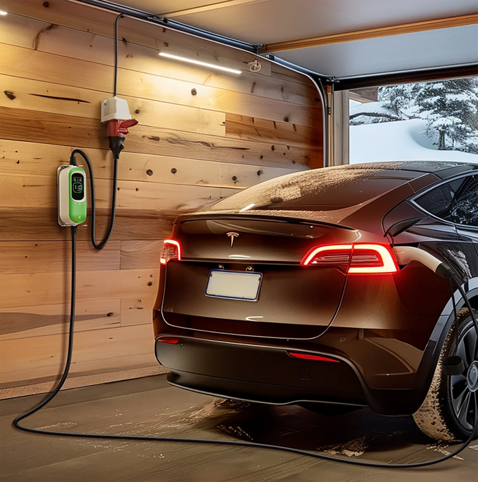 Incarcator portabil PC100-11kw pentru masini electrice conector type 2 11kW 6-16A reglabil 400V cablu de incarcare 6m [6]