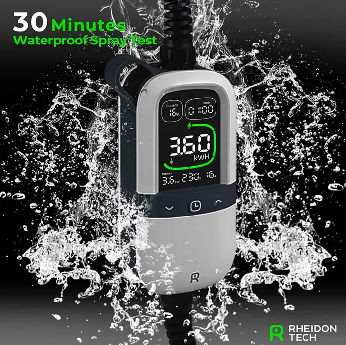 Incarcator portabil PC200 pentru masini electrice conector type 2 3,6kW 6-16A reglabil 230V 6m cablu de incarcare [6]