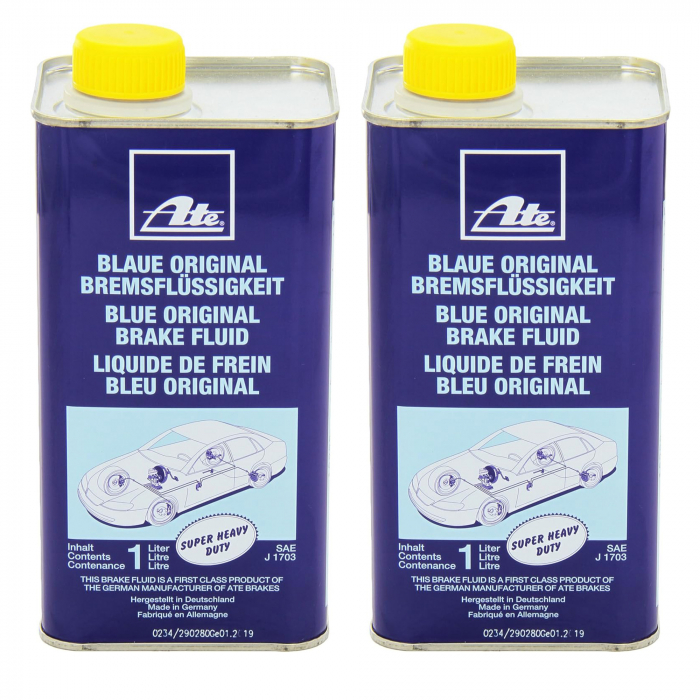 Pachet 2 litri Lichid de frana ATE DOT 3