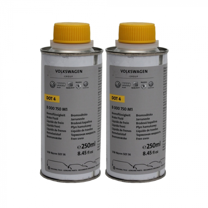 VW Pachet 2 x Lichid de frana DOT 4 250 ml