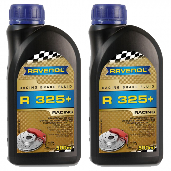 Pachet 1 litru lichid de frana Ravenol R325+ DOT4