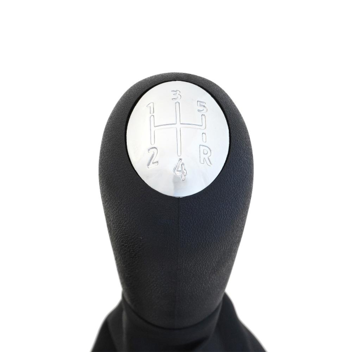 Nucă schimbător + manșon Dacia Logan 1 / Sandero 1 – 5 trepte, piele eco [2]