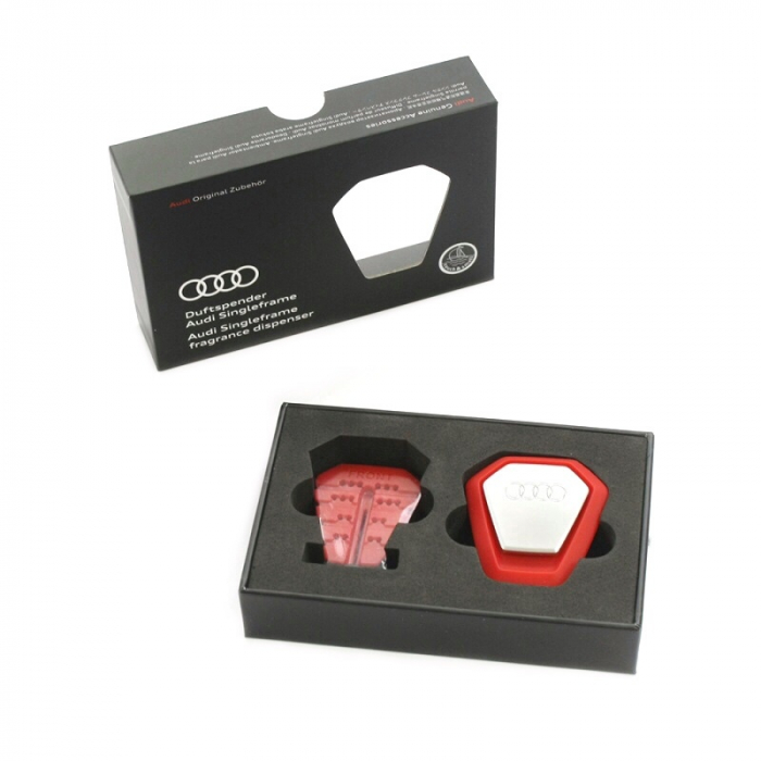 Odorizant auto Audi Singleframe fragance dispenser rosu [2]