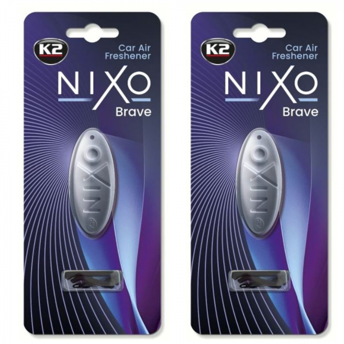 Pachet 2 x odorizant auto K2 Nixo Brave