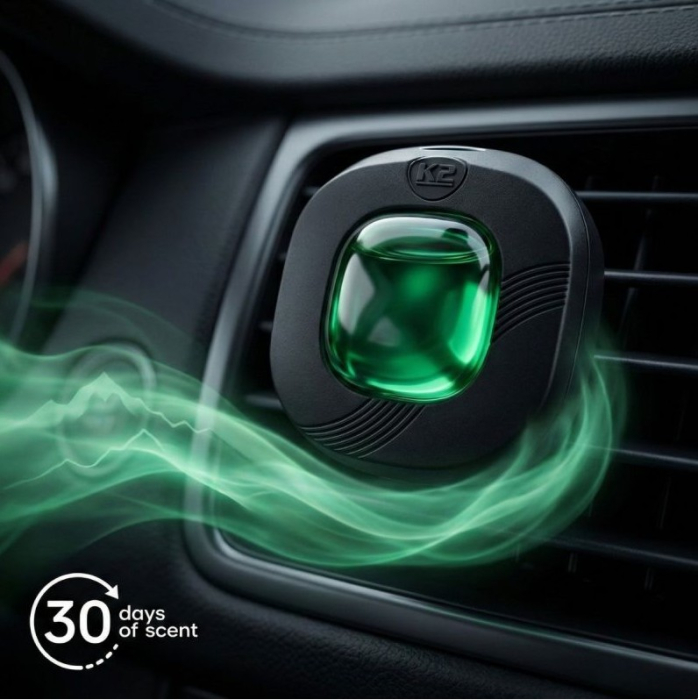 Odorizant Auto Grilă K2 POCO HORIZON - Briză Marină & Acorduri Verzi - Design Minimalist [3]